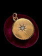 ANTIQUE DIAMOND SET 15CT GOLD DISC PENDANT
