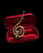 VICTORIAN 18CT GOLD & DIAMOND SWIRL PENDANT