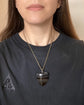 ANTIQUE HUGE BANDED AGATE HEART PENDANT