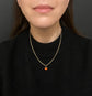 VICTORIAN CORAL HEART PENDANT