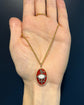 LATE 19TH CENTURY FRENCH ‘AMITIE’ ENAMEL & DIAMOND PENDANT