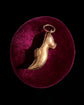 MINI ANTIQUE SHOE VINAIGRETTE PENDANT