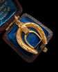 19TH CENTURY HORSESHOE & STIRRUP 18CT GOLD PENDANT
