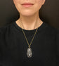 VICTORIAN ROCK CRYSTAL LOZENGE PENDANT