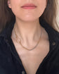 ANTIQUE BI COLOUR PLATINUM & 18CT GOLD CURB CHAIN