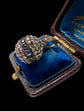 19TH CENTURY DIAMOND & SAPPHIRE ORB PENDANT