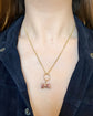ANTIQUE DOUBLE FOB AGATE PENDANT