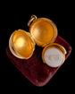 VICTORIAN 15CT GOLD ORB WITH HIDDEN SWIVEL SEAL