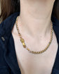 GEORGIAN 15CT GOLD & DIAMOND HAND CLASP / PENDANT