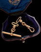 ANTIQUE 18CT GOLD CHUNKY DOG CLIP AND EXTENDER CHAIN