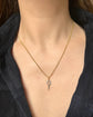ANTIQUE DIAMOND QUESTION MARK PENDANT