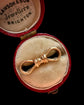 ANTIQUE 14CT GOLD DOUBLE DOG CLIP