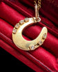 ANTIQUE DIAMOND HORSESHOE PENDANT