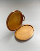 ANTIQUE 15CT GOLD & PLATINUM OVAL LOCKET