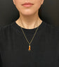 EARLY 19TH CENTURY CORAL HAND PENDANT