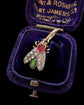 ANTIQUE GEM SET FLY PENDANT