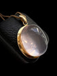 HUGE MOONSTONE & 18CT GOLD PENDANT
