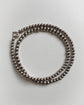 LATE VICTORIAN SILVER BALL CHAIN NECKLACE