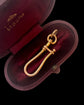 ANTIQUE 15CT GOLD LARGE HOOK DOGCLIP