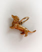 ANTIQUE 9CT GOLD DACHSHUND DOG PENDANT