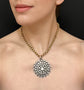 VICTORIAN VAUXHALL GLASS STAR PENDANT