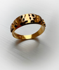 VICTORIAN 18CT GOLD MIZPAH RING