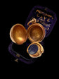 VICTORIAN 18CT GOLD ORB LOCKET WITH CONCEALED SPINNER FOB