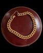 ANTIQUE FRENCH 18CT GOLD REEDED CURB BRACELET