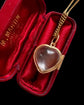 VICTORIAN HEART ROCK CRYSTAL LOCKET