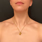 ANTIQUE 18CT GOLD MINI ACORN & CHESTNUT PENDANT