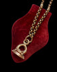 19TH CENTURY DOULBE OUROBOROS FOB PENDANT ‘TENTANDA VIA EST’