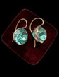 EARLY VICTORIAN TURQUOISE PASTE EARRINGS