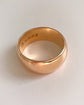 EDWARDIAN HEAVY 18CT GOLD BAND RING