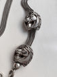 19TH CENTURY SILVER EQUESTRIAN ALBERTINA CHAIN