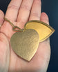 LARGE ANTIQUE 15CT GOLD HEART LOCKET