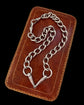 ANTIQUE SILVER HORSE SNAFFLE BIT CHAIN