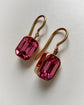 19TH CENTURY PINK PASTE EARRINGS