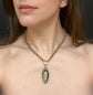 VICTORIAN LARGE BEETLE PENDANT / BROOCH