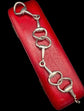 SILVER HORSE SNAFFLE BIT BRACELET