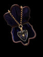SUPERSIZED CHUNKY VICTORIAN ROCK CRYSTAL HEART PENDANT
