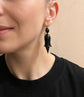 VICTORIAN WHITBY JET FUCHSIA EARRINGS