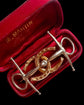 ANTIQUE HORSESHOE & BIT EQUESTRIAN BROOCH