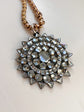 VICTORIAN VAUXHALL GLASS STAR PENDANT