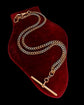 ANTIQUE BI-COLOUR 18CT GOLD & PLATINUM CURB ALBERT CHAIN