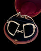 VINTAGE FRENCH SILVER LARGE STIRRUP BRACELET