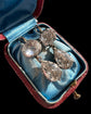 EARLY 19TH CENTURY DOUBLE PASTE DROP EARINGS