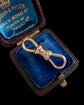 VICTORIAN 9CT GOLD DOUBLE DOG CLIP