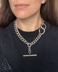 VINTAGE LARGE SCALE SILVER CHAIN EXTENDER / CLASP