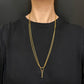 SUPER SLINKY 18CT GOLD FOXTAIL GUARD CHAIN