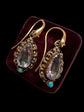 EARLY 19TH CENTURY AMETHYST SNAKE EARRINGS